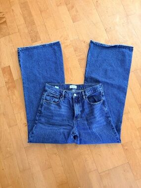 PacSun Lena Wide-Leg Denim Jeans in Deep Blue